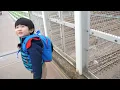 長い踏切のある花月園前踏切に行ってきたよ Long Train Crossing