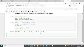 Binomial distribution - python-Jupyter notebook