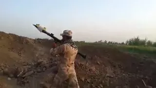 شوف ختراع هذا البطل العراقي في الحرب ضد داعش 