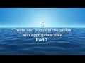 05 Create and populate the tables with appropriate data 2
