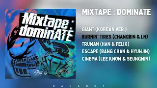 FULL ALBUM Stray Kids Mixtape DominATE Straykids  FULL ALBUM Stray Kids Mixtape DominATE Straykids