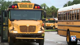 Broward school bus drivers hit the roads early to prepare for first day of school