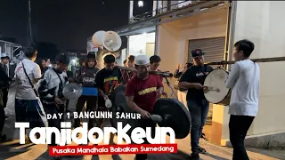 bangunin sahur khas warga bandung timur tanjidor pusaka mandhala show babakan sumedang