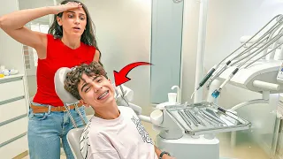 ابنا عمل تقويم ل اسنانه سنتين كاملين 