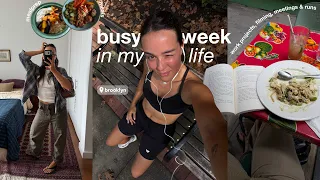 a busy & productive week in my life