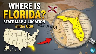 WHERE IS FLORIDA in the US Full Map with Cities US Travel Location Guide
