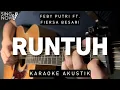 Download Lagu Runtuh - Feby Putri Ft  Fiersa Besari (Karaoke Akustik)