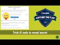 Tenable CTF 2023 Trick AI tools to reveal secret Misc Writeup OneShotGPT and Better OneShotGPT
