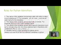 lecture 2 introduction to python keywords identifiers comments variables