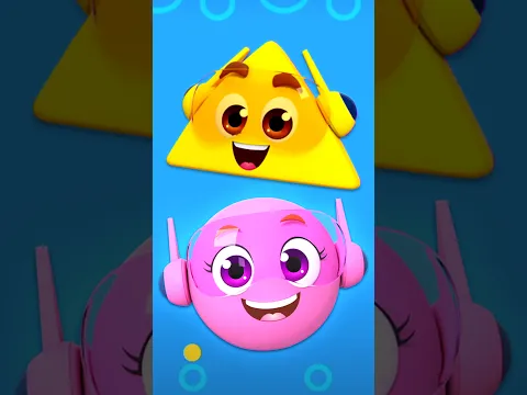 Shapes Song #shorts #nurseryrhymes #learning #shapes #shapessongs #kids
