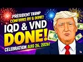 President Trump Confirms Dinar Dong RV Celebration August 26 2026 Iraqi Dinar