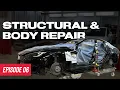 Inside Tesla Collision Repair Ep 6 Structural Body Repair