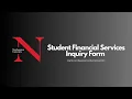 Student Financial Services Inquiry Form