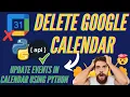 Python Google Calendar API Updating Events Tutorial