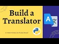 Build a Translator Python project Googletrans Easy Tutorial