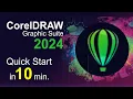 CorelDRAW - Tutorial for Beginners in 10 MINUTES 2024