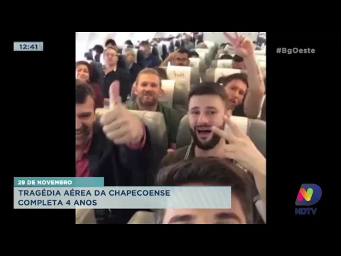 Esporte: Tragédia aérea da Chapecoense completa 4 anos no domingo (29)