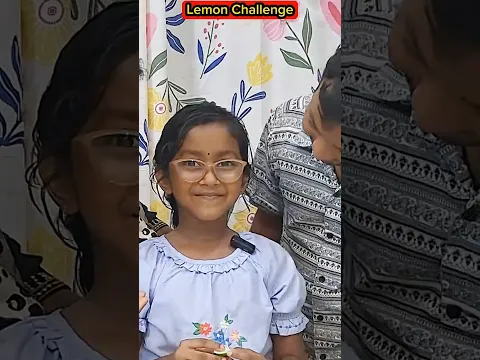Lemon Challenge🍋😝😜😂🤪🤢🤮 #shorts #funnyvideo #viral #trending #comedy #trishikarimpa