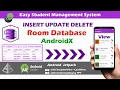 Insert Update Delete in Android Room Database Easy Student Management System in AndroidX Part 2