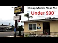 Top 10 Cheap Motels Near Me Under 30 for Tonight
