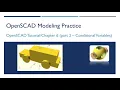 OpenSCAD 019 - Tutorial Chapter6 Part2