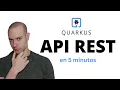 Create a REST API with Quarkus - Complete and Easy Tutorial