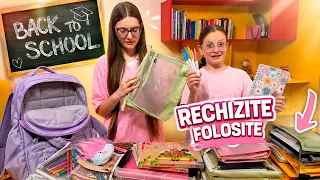 AM DESFĂCUT RECHIZITELE DE ANUL TRECUT! 😱 CE MAI PUTEM FOLOSI? | BACK TO SCHOOL