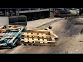 Overturned 18-wheeler scatters cargo across U S 290 near FM 1960