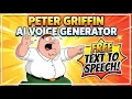 Peter Griffin AI Voice Generator Free How to Do Family Guy Voice Text to Speech With Fish