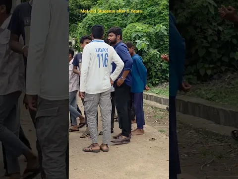 🔅Met old Students😍#trending #viral #shorts #youtubeshorts #ytshorts #video #school #students #fun