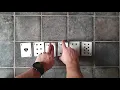 Bubble sort with cards