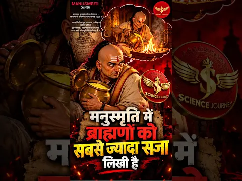Manusmriti me Brahmno ko chori ki sabse jyade saja hai? Exposed | Science Journey #shorts