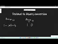 Decimal to Binary Conversion Tagalog