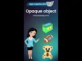 Opaque Objects Opaque Transparent Translucent Objects For Kids Science