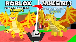 RECRIEI ROUBE UM BRAINROT NO MINECRAFT
