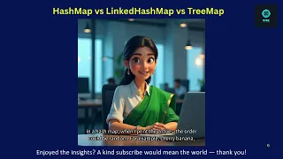 Java Mock Interview Question 8 - HashMap vs LinkedHashMap vs TreeMap