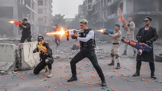 Nerf Gun War : Combatant SWAT Unleashes Nerf Guns Fight In Crimson Cartel Takedown Mission