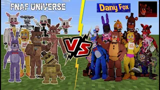 five nights at freddys danyfox vs fnaf universe v3 add on fnaf creator battle