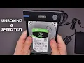 UGREEN USB 3 5 Sata External Hard Drive D Enclosure US222 Unboxing Speed Temperature test
