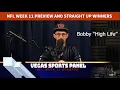 NFL WEEK 11 AND BOB PICKS STRAIGHT UP WINNERS
