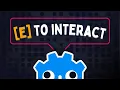 How to make interactable objects in Godot