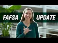 FAFSA Update We re Here for You