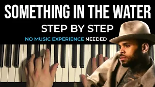 How To Play "Something In The Water by Chris Brown" on Piano