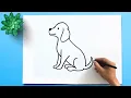 Download Lagu How to Draw a Dog Step by Step 🐕