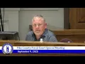 Pike County Fiscal Court Special Meeting - September 9 2025
