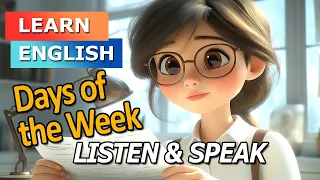 The Days Of The Week Improve Your English Practice English Listening Speaking Daily English 