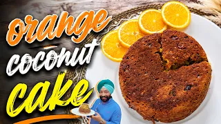 Orange Aur Coconut Ka Ye Cake Taste Mein Next Level Hai! | Chef Harpal Singh