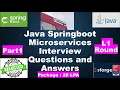Core Java Java 8 Spring Boot Microservice Interview Questions Coforge L1 Round