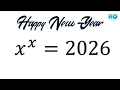 Exponential Equation x x 2026 Lambert W Function Wolfram Alpha Happy New Year 2026