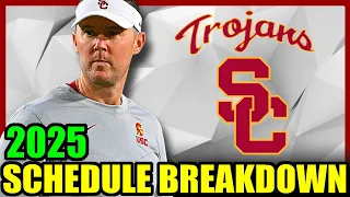 USC 2025 Schedule Breakdown